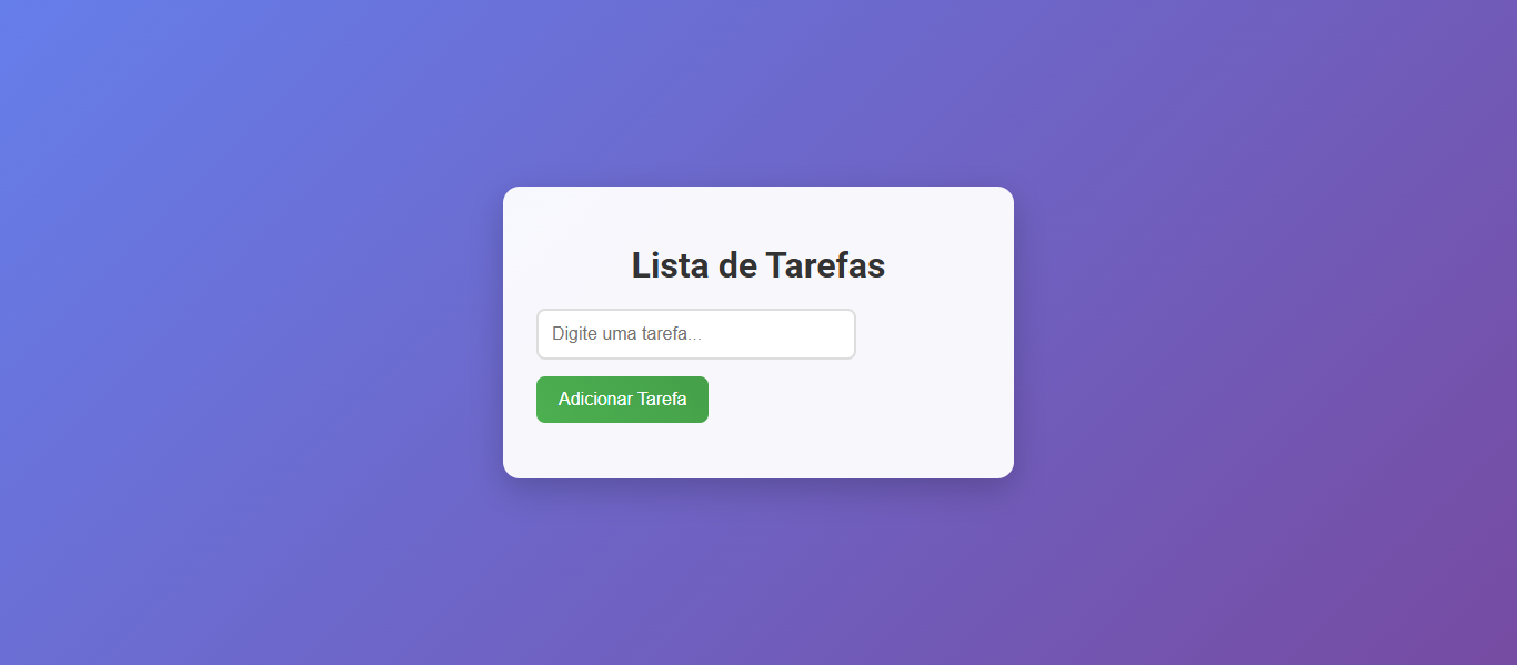 Lista de Tarefas